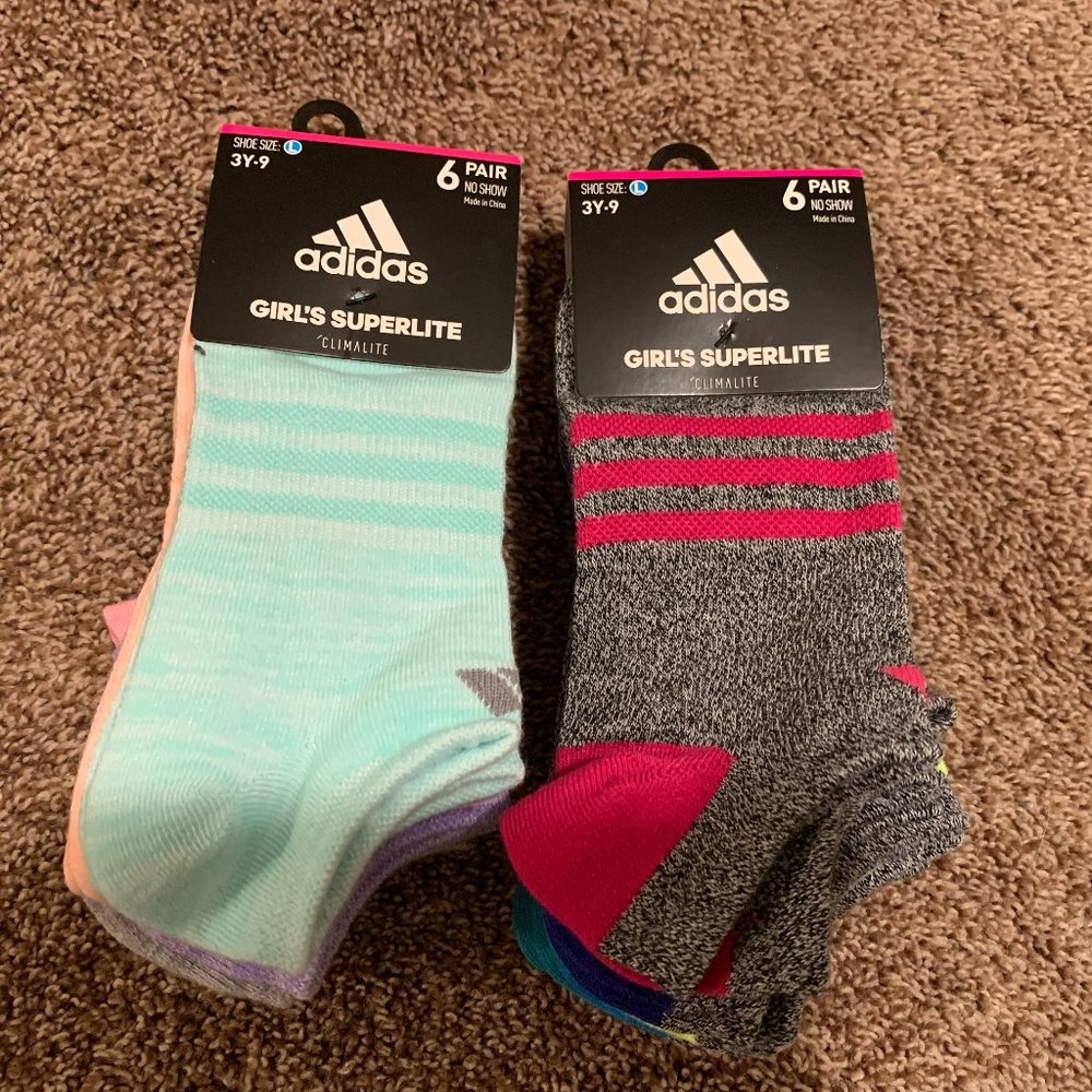 Adidas girls socks
